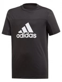 Image of Boys, adidas EQUIP T-Shirt - Black/White, Size 11-12 Years