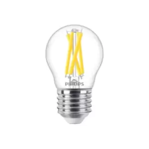 Image of Philips Master Value LED 3.5W-40W ES E27 P45 2700K Dimmable Bulb - Warm White - 38774400