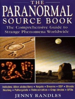 Image of The Paranormal Source Book by Jenny Randles Paperback