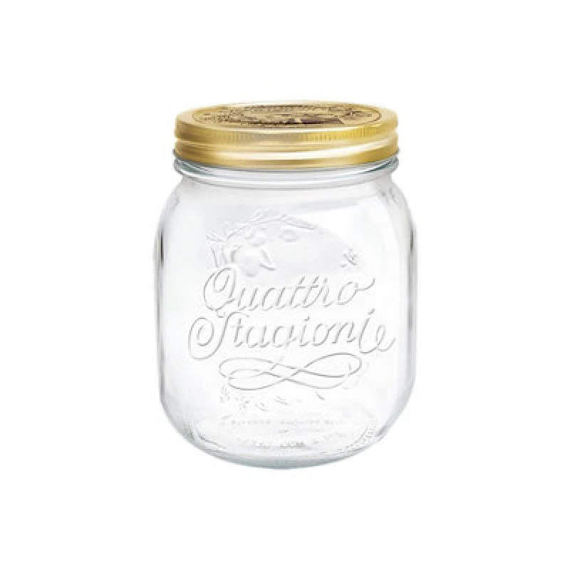 Image of Bormioli Rocco Quattro Stagioni Glass Storage Jar 700ml Clear unisex