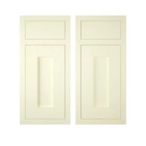 Image of IT Kitchens Holywell Ivory Style Framed Corner base drawerline RH door W925mm Set of 2