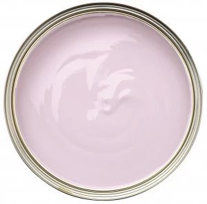 image of Wickes Non-Drip Gloss Paint - Soft Pink 750ml