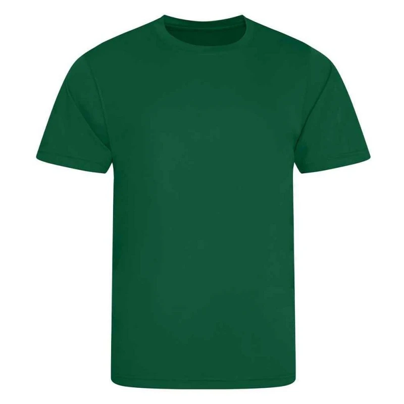Image of AWDis Cool Mens Smooth T-Shirt in Bottle Green Size: Large Bottle Green Male L