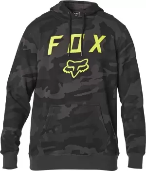 image of FOX Legacy Moth Camo Hoodie, black-multicolored, Size L, black-multicolored, Size L