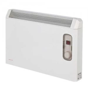 image of Elnur 0.75kW White Manual Electric Panel Heater with Enclosed Analogue Control