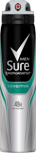 image of Sure Men Motion Sense Sensitive Deodorant 250ml