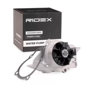 Image of RIDEX Water pump FIAT,PEUGEOT,HYUNDAI 1260W0098 120152,120165,120167 Engine water pump,Water pump for engine 120191,1201A4,95650955,95666768,GWP344