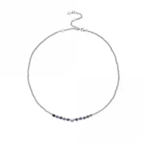 image of Silver Midnight Star Sodalite Necklace SNSSTAR