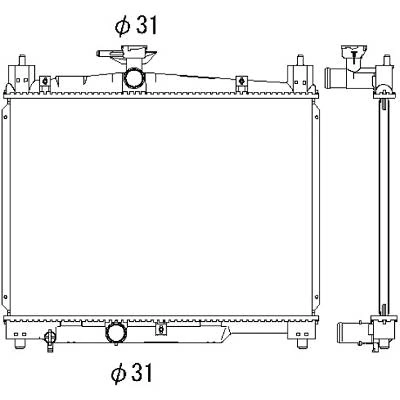 Image of Engine radiator DIEDERICHS DCM3210