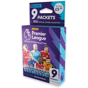 Image of Panini's 2021 Premier League Sticker Multiset (9 Packs)