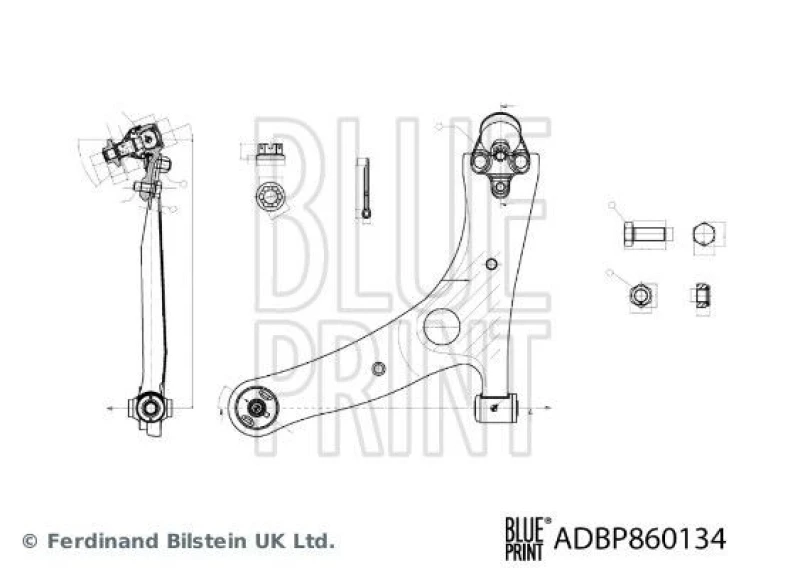 Image of Blue PRINT Suspension arm Blue PRINT ADBP860134