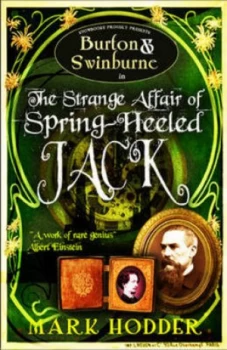 Image of Burton and Swinburne in the Strange Affair of Spring Heeled Jack by Mark Hodder Paperback