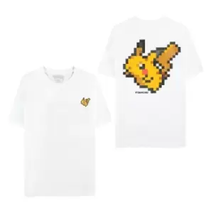 Image of Pokémon T-Shirt Pixel Pikachu Size L