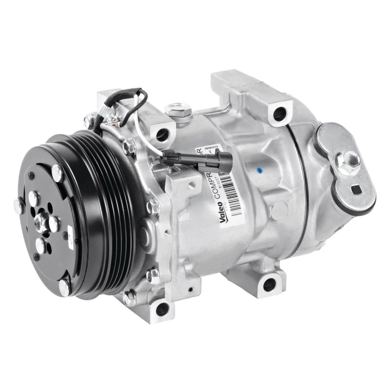Image of VALEO 813207 AC Compressor NEW Original PART, PAG 46, Refrigerant: R134a, with PAG compressor oil Compressor,air conditioning (447)