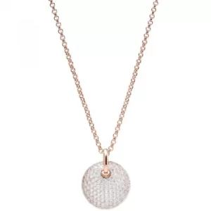 image of Ladies Bronzallure 18ct Gold Plated Bronze Necklace