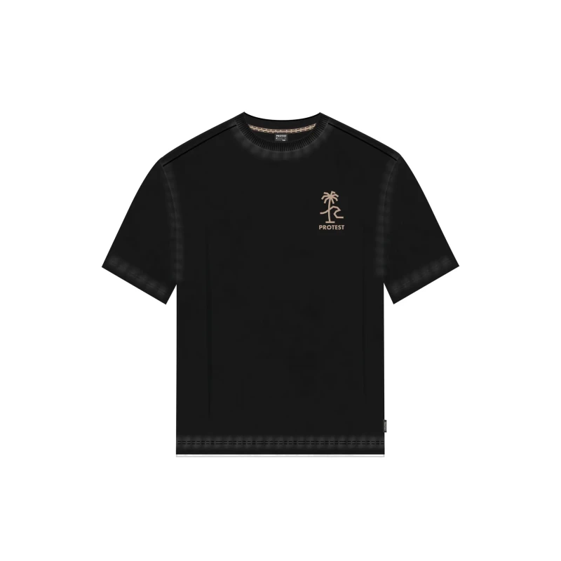 Image of Protest T-Shirt Protest Denwick Noir Male M