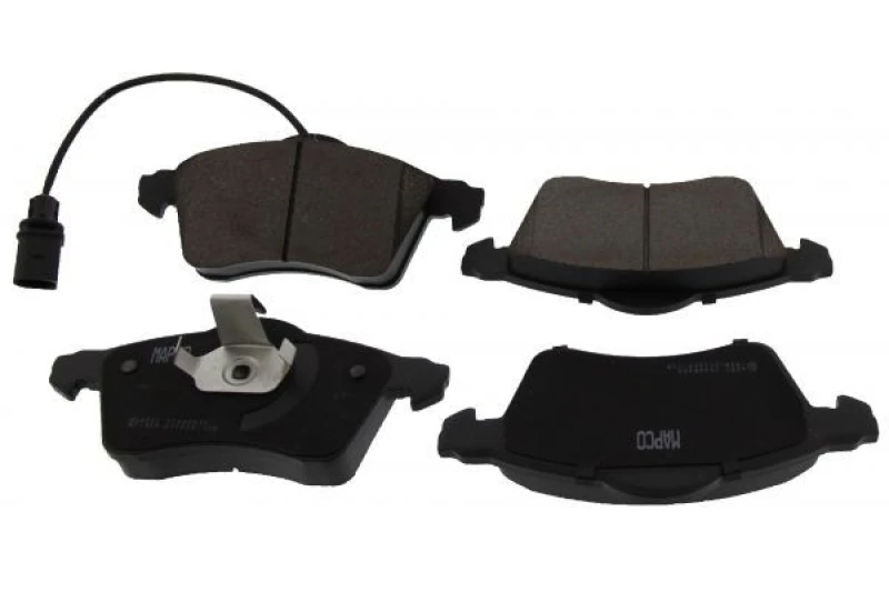 Image of MAPCO 6551 Brake pad set Front Axle, incl. wear warning contact, with anti-squeak plate Brake Pad Set,disc brake (402)