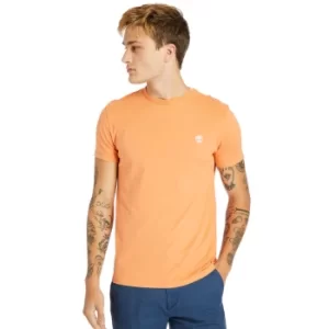Image of Timberland Dunstan River Crew Tee For Men In Peach Peach, Size XL