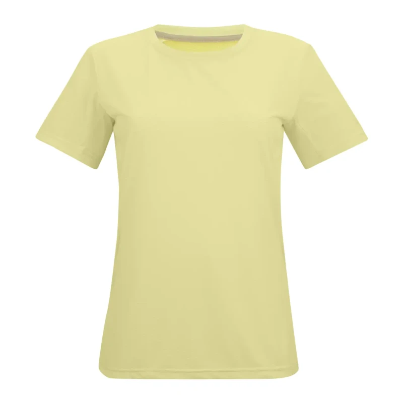 Image of Womens T-Shirt Regatta Demna Jaune Female 38
