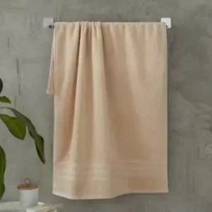 Image of Catherine Lansfield - Zero Twist 100% Micro Yarn Cotton Hand Towel, Natural