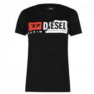 Diesel Original Logo T Shirt - 900 Black