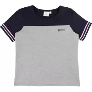Image of Boss Girls Grey T-Shirt - Grey