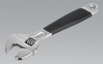 image of Sealey S01033 Ratchet Speed Action Adjustable Wrench 200mm