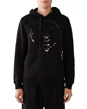 Image of True Religion Embossed Buddha Graphic Pullover Hoodie