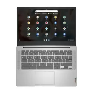 image of Lenovo IdeaPad 3 MT8183 Chromebook 35.6cm (14") Full HD MediaTek 4GB LPDDR4x-SDRAM 64GB eMMC WiFi 5 (802.11ac) Chrome OS Grey