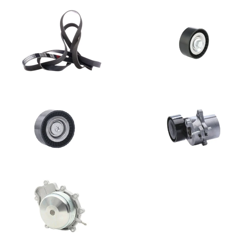 Image of RIDEX 4172P0113 Water Pump + V-Ribbed Belt Kit Water Pump + V-Ribbed Belt Kit (4172)