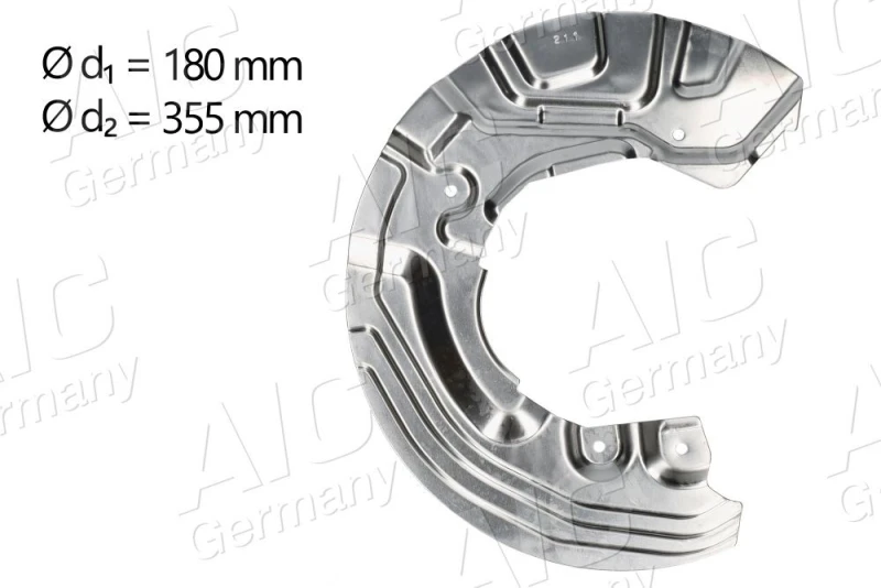 Image of Brake disc backing plate AIC 56981