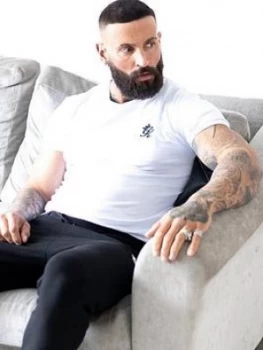 Image of Gym King Basis Origin T-Shirt - White, Size 2XL, Men