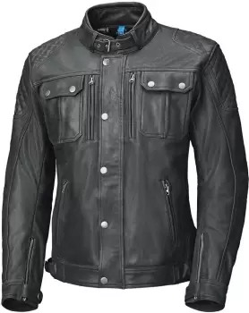 Image of Held Starien Motorcycle Leather Jacket, black, Size 52, black, Size 52
