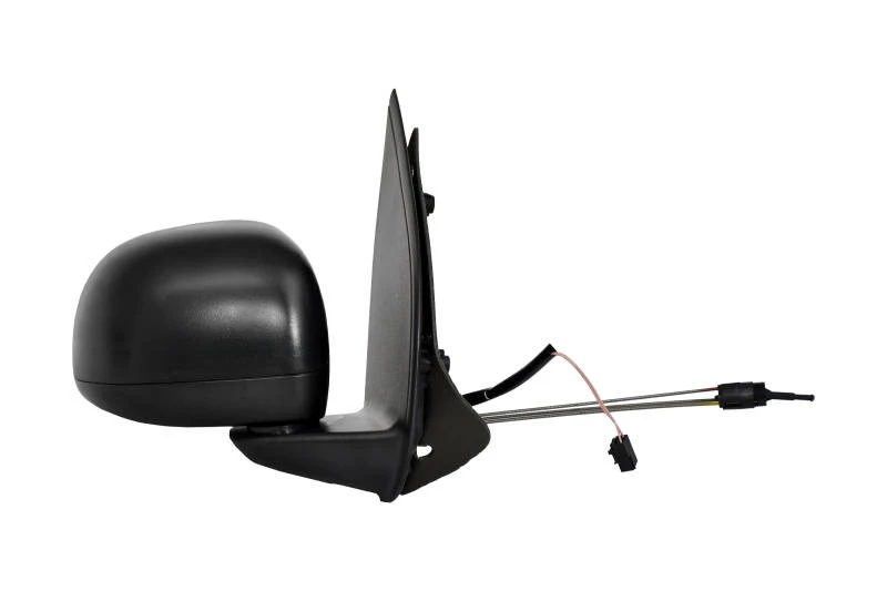 Image of PRASCO FT1247005 Wing mirror Right, black, Convex, with cable Outside Mirror (50)