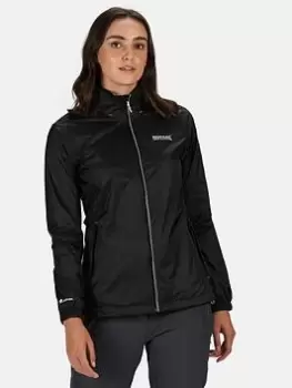 image of Regatta Corinne Iv Waterproof Packable Jacket, Black, Size 14, Women