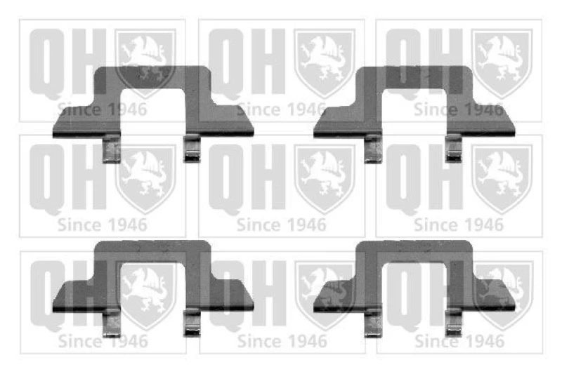 Image of QUINTON HAZELL Brake pad fitting kit QUINTON HAZELL BFK897