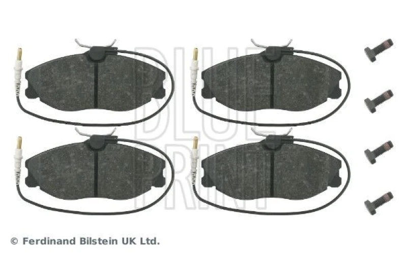 Image of Blue PRINT Brake pad set Blue PRINT ADP154225