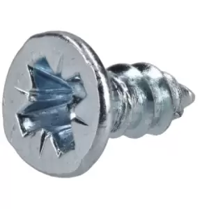 image of R-TECH 337118 Pozi Countersunk Self-Tapping Screws No. 6 9.5mm - Pa...