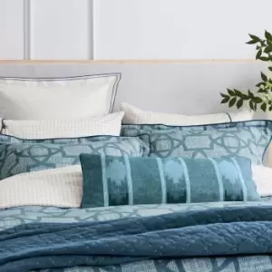 Image of Bedeck Of Belfast Emaya Double Duvet Cover, Teal