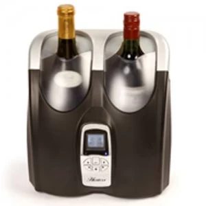 image of Hostess HW02MA Tabletop 2-Bottle Wine Chiller