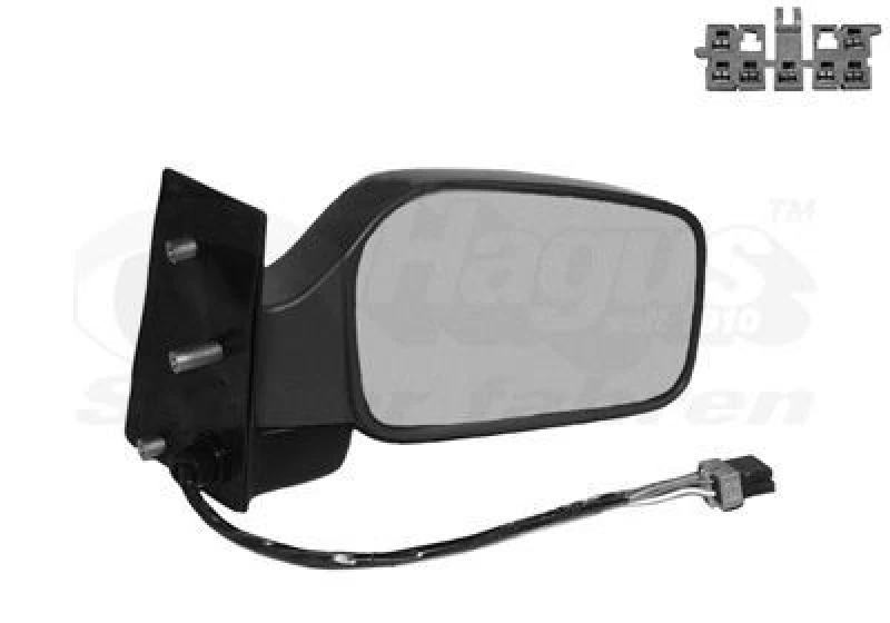 Image of VAN WEZEL Wing mirror VAN WEZEL 1759818