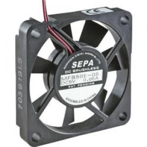 image of Axial fan 12 Vdc 14.3 m3h L x W x H 50 x 50 x 10 mm SEPA