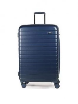 image of Rock Luggage Novo RDDEM 8 Wheel Large Navy Suitcase