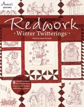 Image of Redwork winter twitterings by Pearl Louise Krush