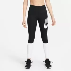 Image of Nike Nk One Df Hr Tght Dnc - Black