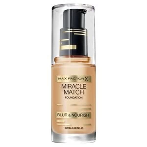 image of Max Factor Miracle Match Foundation Warm Almond