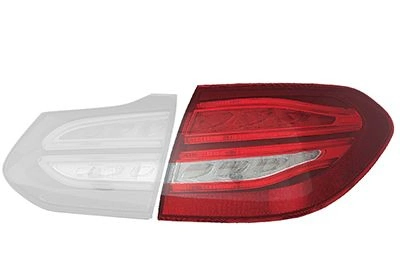 Image of VAN WEZEL 2925926U Rear light Outer section, with bulb holder, Right, LED Combination Rearlight (391)