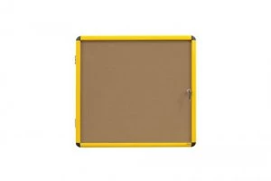 Image of Bi Office Cork Display Case 12 x A4
