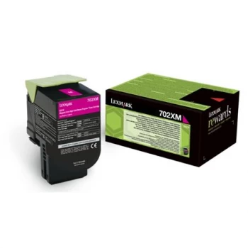 image of Lexmark 70C2XM0 Magenta Laser Toner Ink Cartridge