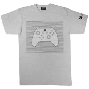Image of Xbox Mens Mono Controller T-Shirt (S) (Grey Heather)